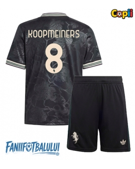 Juventus Teun Koopmeiners #8 Echipament de Fotbal Replică 2025-26 Copii Treilea (+ Șorturi)